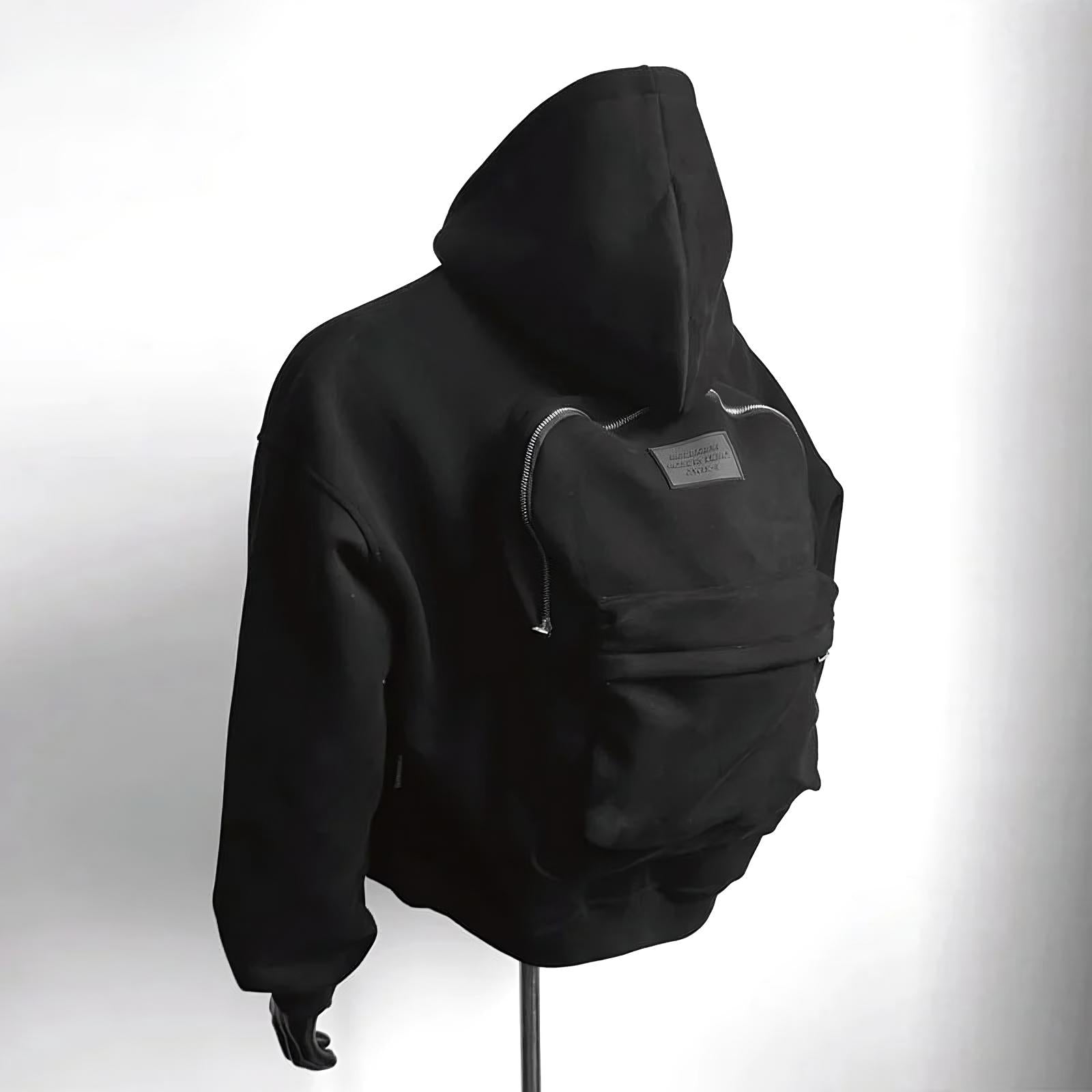 Integrated Backpack Hoodie