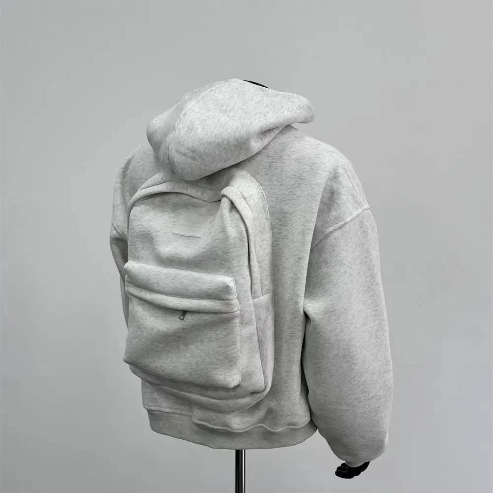 Integrated Backpack Hoodie